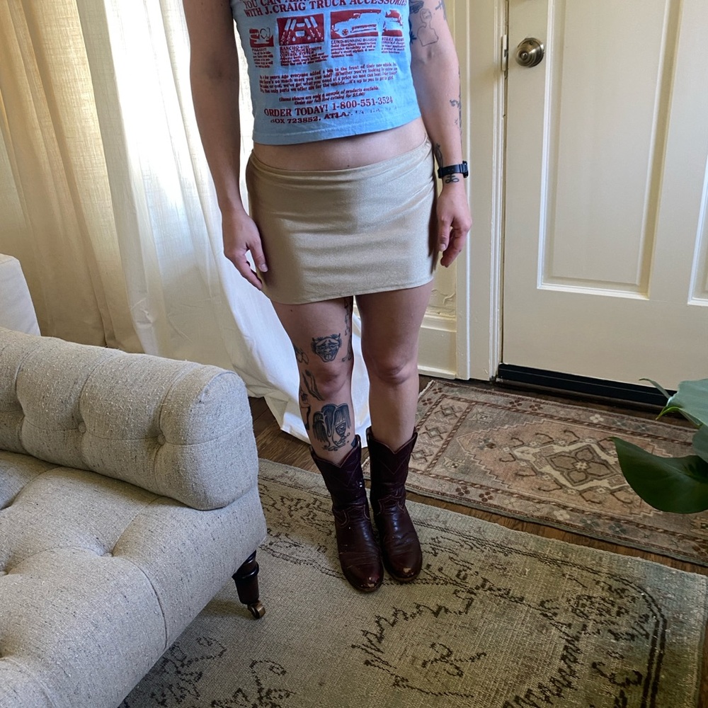 Maryam Nassir Zadeh Bisou swim mini skirt - Tuscan